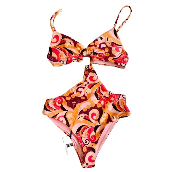 Beach Riot Kirsten One Piece Swimsuit in Starbright Swirl NWT - Picture 5 of 5